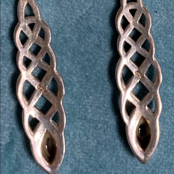 Sterling Silver Celtic Knot Earrings - Picture 4 of 4